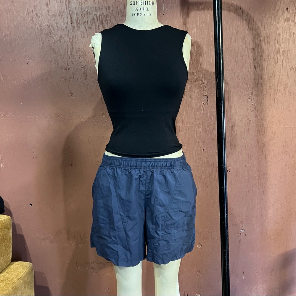 Stylish Women's Athletic Shorts in Deep Blue